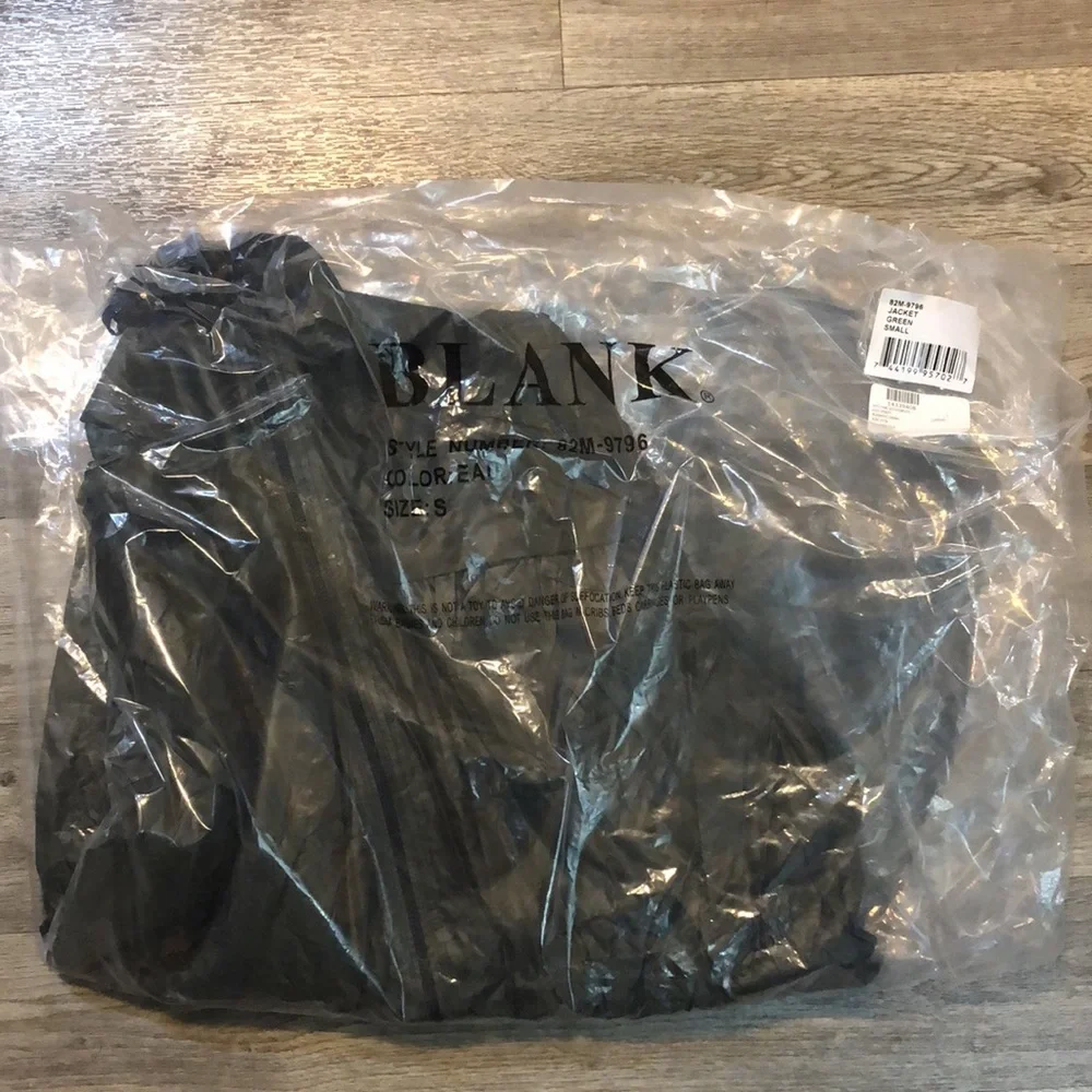 Blank NYC Easy Street Nylon Jacket Parka Small NEW